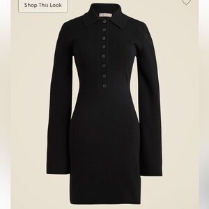 NWT J. Crew Bell-sleeve mini sweater-dress in merino wool